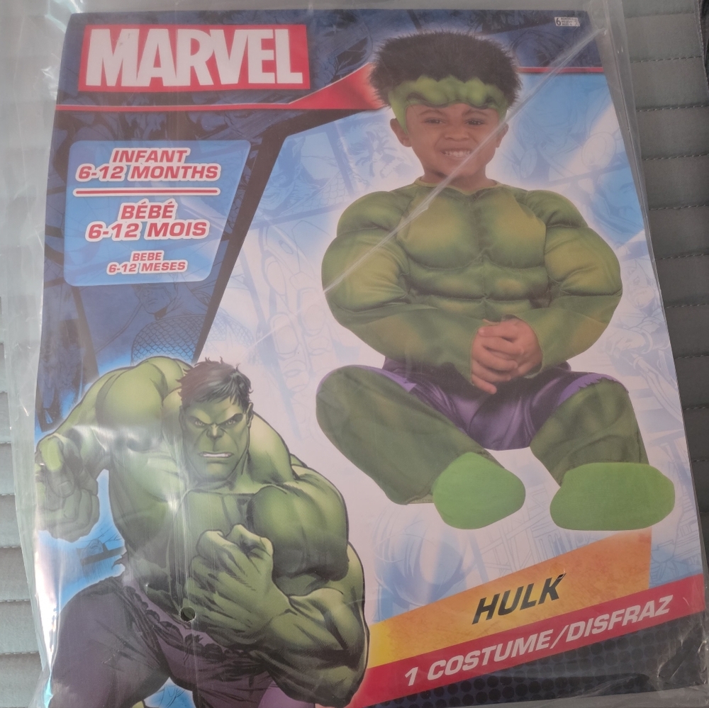 Marvel Hulk Infant Costume - Green
